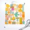 Colorful Geometric Modern Shapes Mid Century Mod Warm Tones Mustard Gold Pink Orange Scandi Birds Custom Printed Fabric by Spoonflower Various Fabrics by the Yard or Fat Quarter